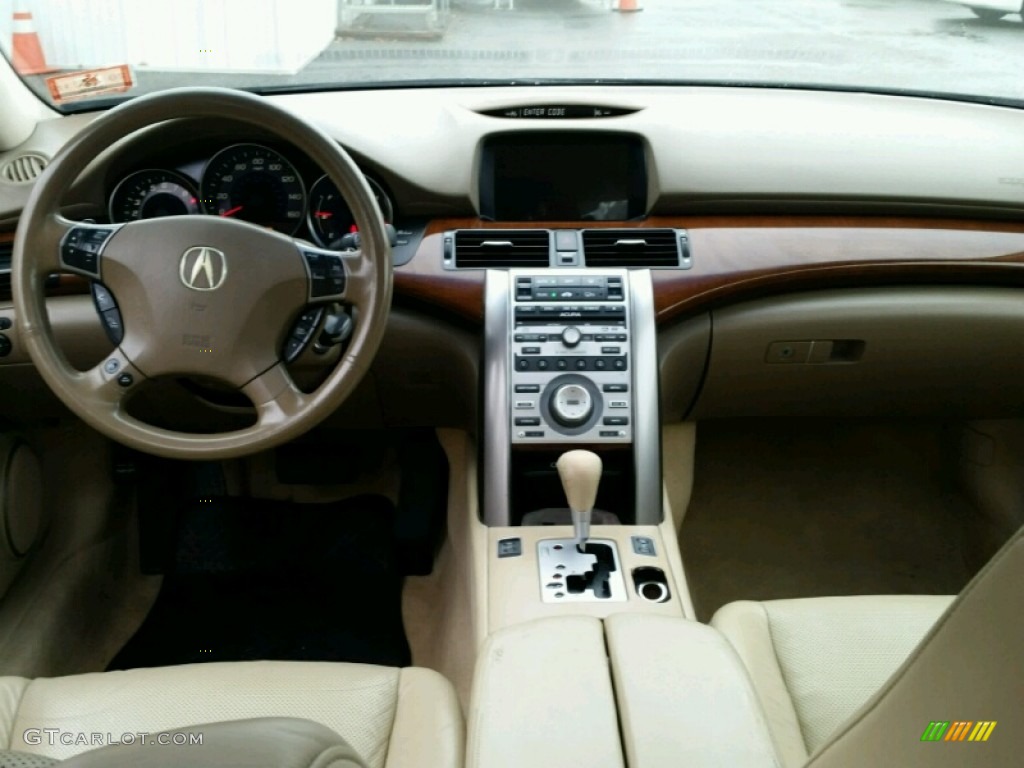 2005 RL 3.5 AWD Sedan - Nighthawk Black Pearl / Taupe photo #22