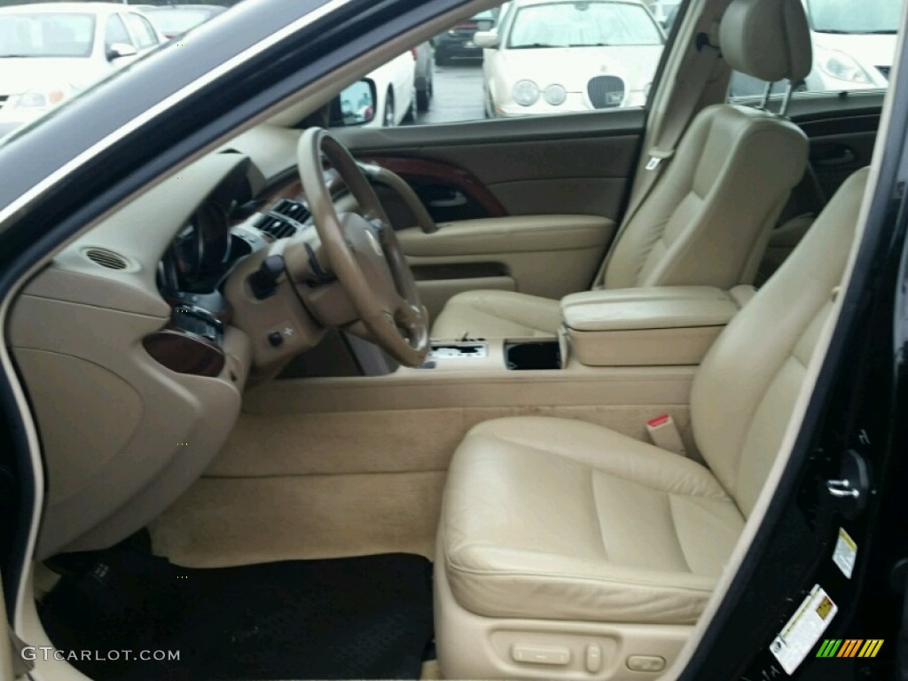 2005 RL 3.5 AWD Sedan - Nighthawk Black Pearl / Taupe photo #25