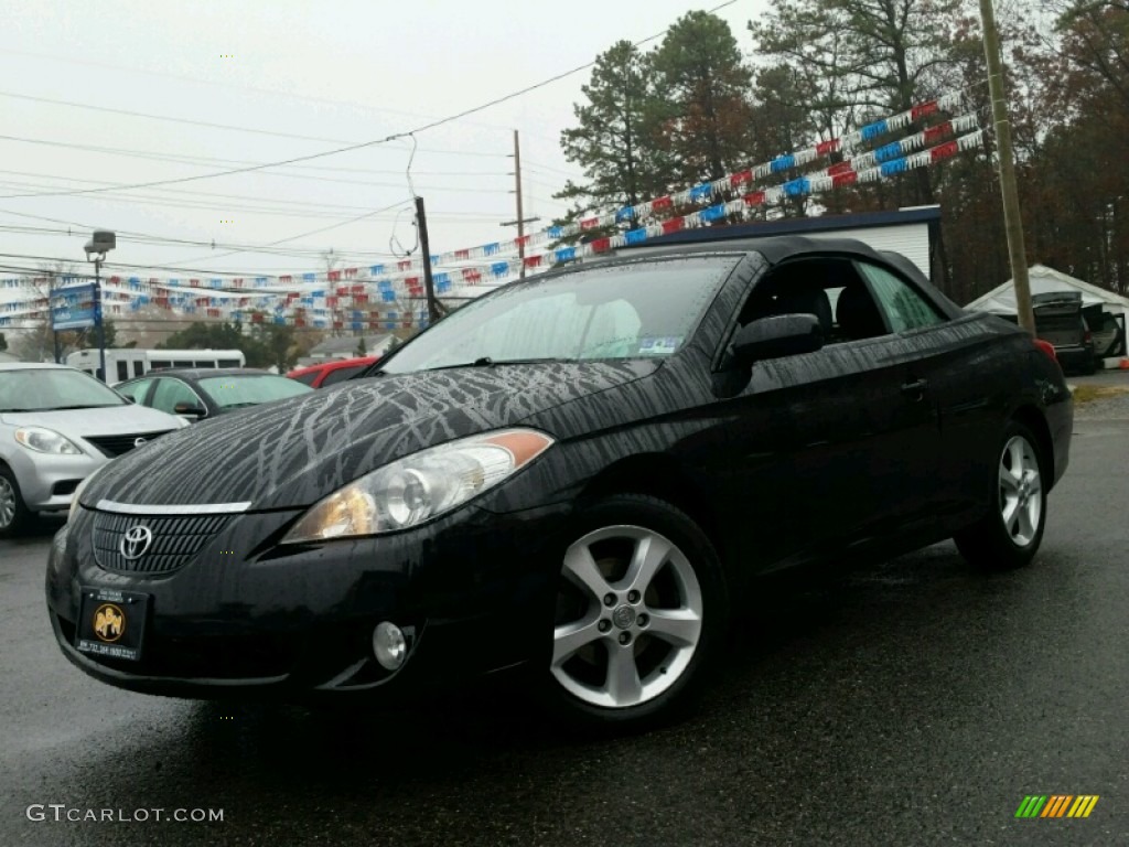 2006 Solara SLE V6 Convertible - Black / Dark Stone photo #1