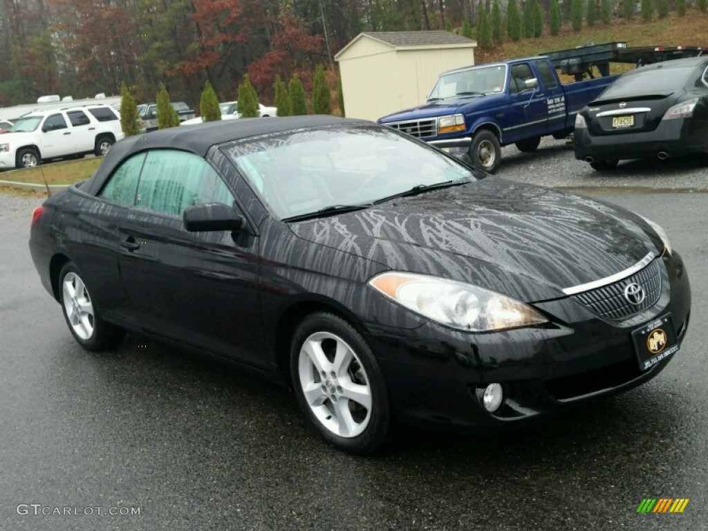 2006 Solara SLE V6 Convertible - Black / Dark Stone photo #5