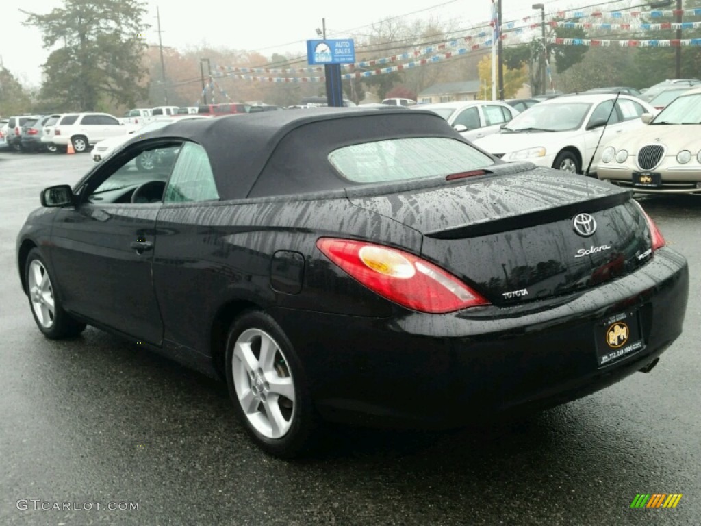 2006 Solara SLE V6 Convertible - Black / Dark Stone photo #15