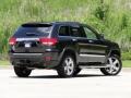 2011 Brilliant Black Crystal Pearl Jeep Grand Cherokee Overland 4x4  photo #4