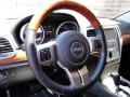 2011 Brilliant Black Crystal Pearl Jeep Grand Cherokee Overland 4x4  photo #47