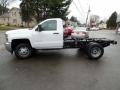 2015 Summit White Chevrolet Silverado 3500HD WT Regular Cab 4x4 Chassis  photo #1