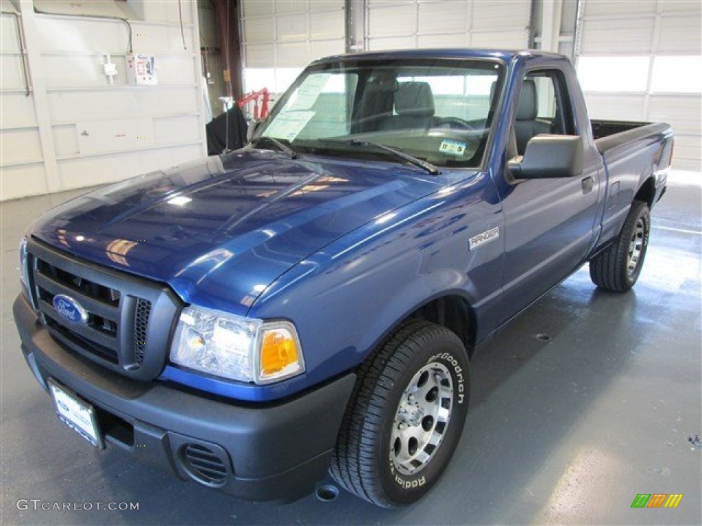 2011 Ranger XL Regular Cab - Vista Blue Metallic / Medium Dark Flint photo #3