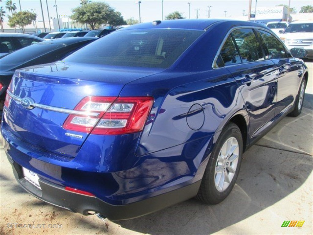 2015 Taurus SE - Deep Impact Blue Metallic / Dune photo #3