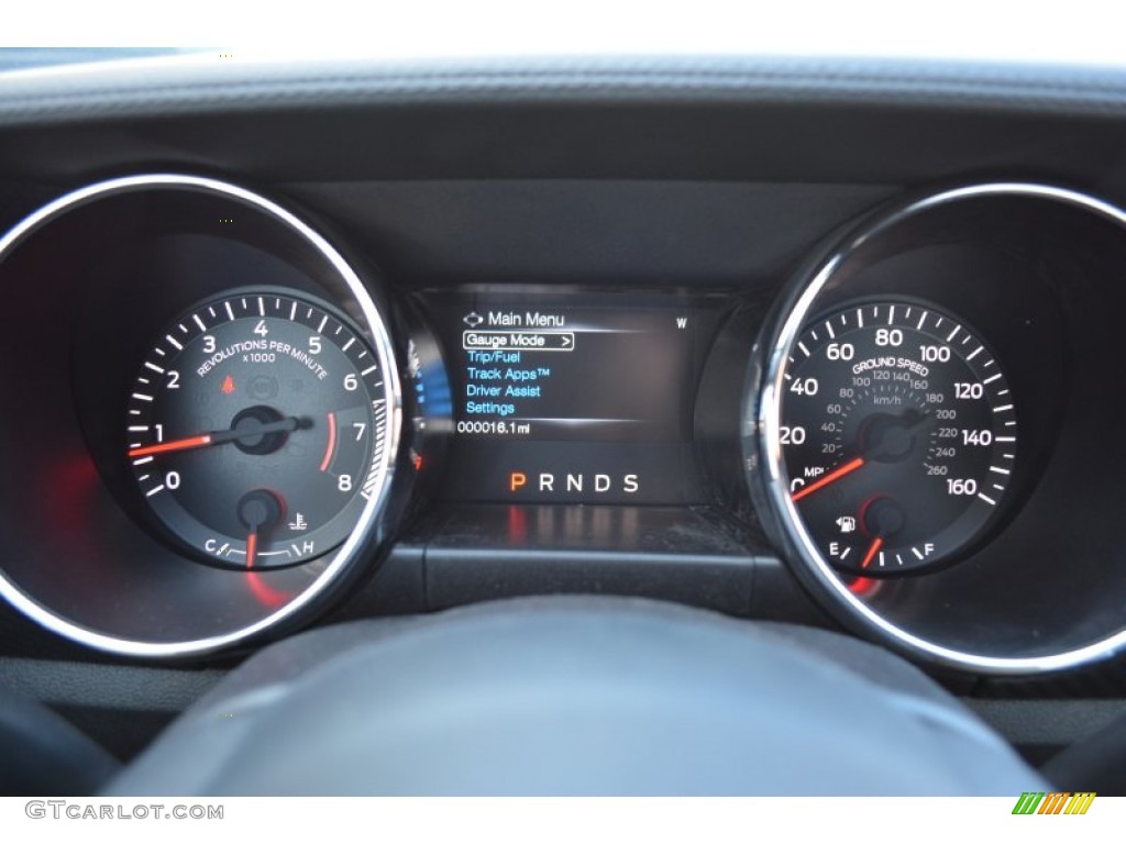 2015 Ford Mustang V6 Coupe Gauges Photo #99219121