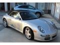 Arctic Silver Metallic - 911 Carrera S Cabriolet Photo No. 3