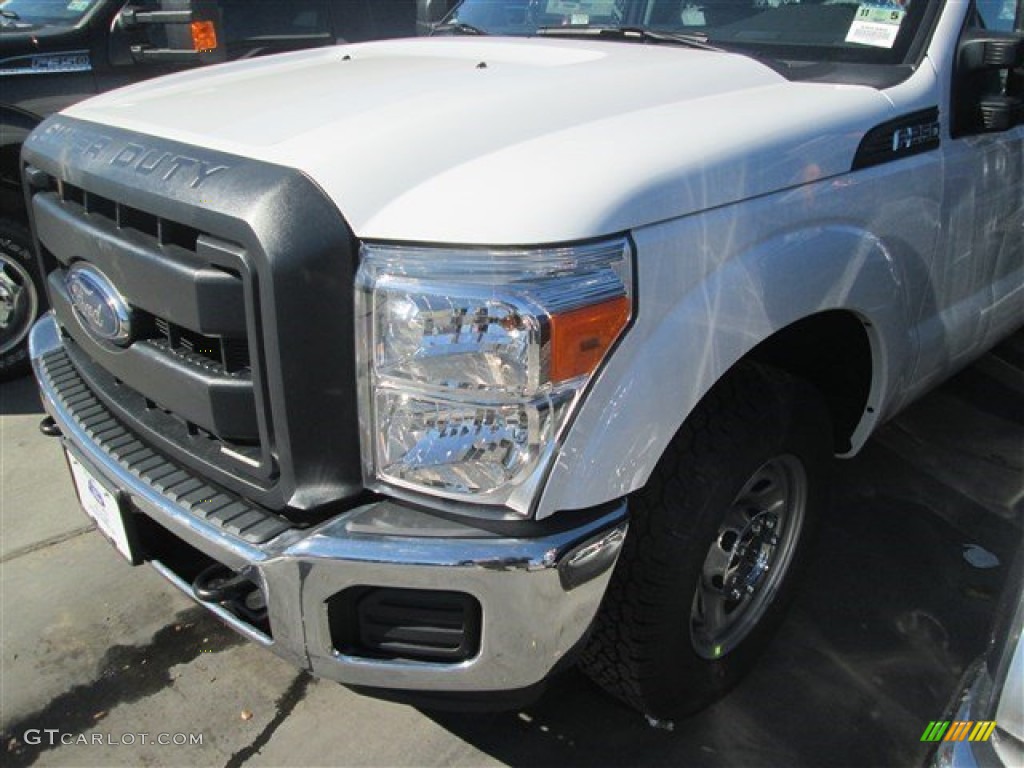 2015 F250 Super Duty XL Regular Cab - Oxford White / Steel photo #10