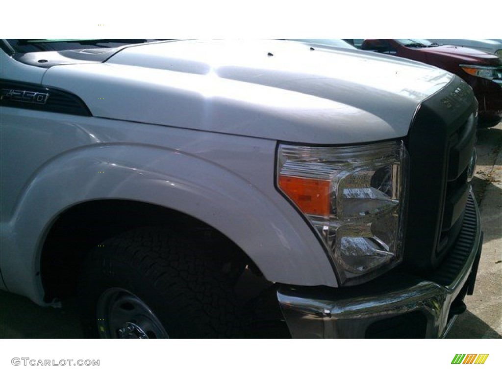 2015 F250 Super Duty XL Regular Cab - Oxford White / Steel photo #16