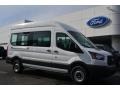 Oxford White 2015 Ford Transit Van 250 HR Long