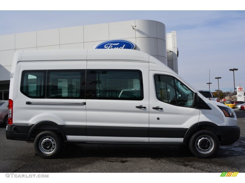 Oxford White 2015 Ford Transit Van 250 HR Long Exterior Photo #99219919