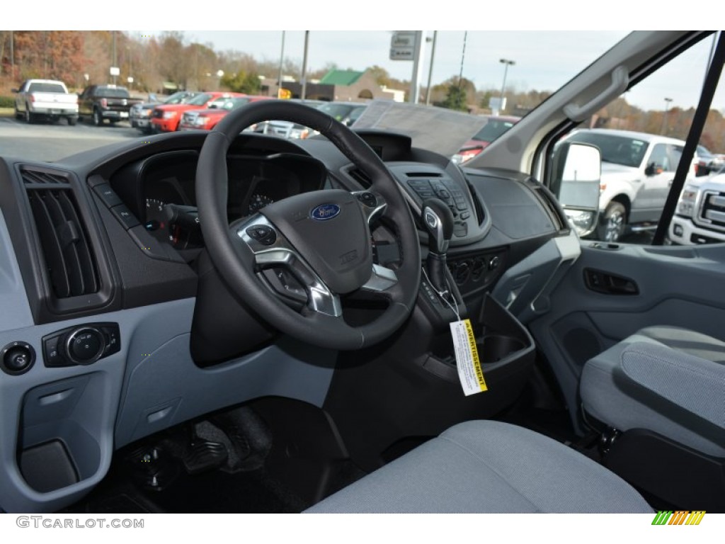 Pewter Interior 2015 Ford Transit Van 250 HR Long Photo #99220048