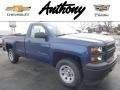 Deep Ocean Blue Metallic - Silverado 1500 WT Regular Cab 4x4 Photo No. 1