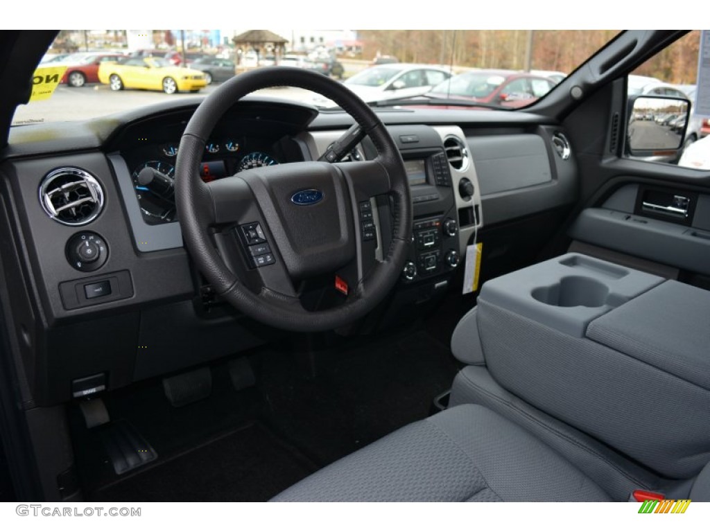 2014 F150 XLT SuperCab - Blue Jeans / Steel Grey photo #7