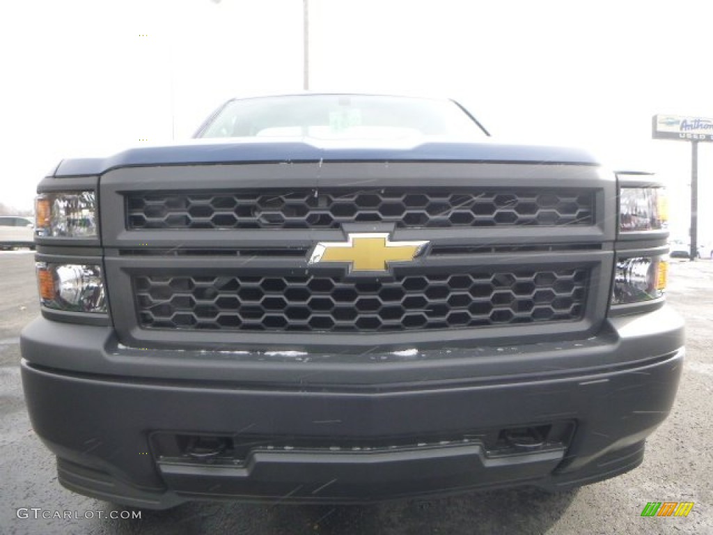 2015 Silverado 1500 WT Regular Cab 4x4 - Deep Ocean Blue Metallic / Dark Ash/Jet Black photo #10
