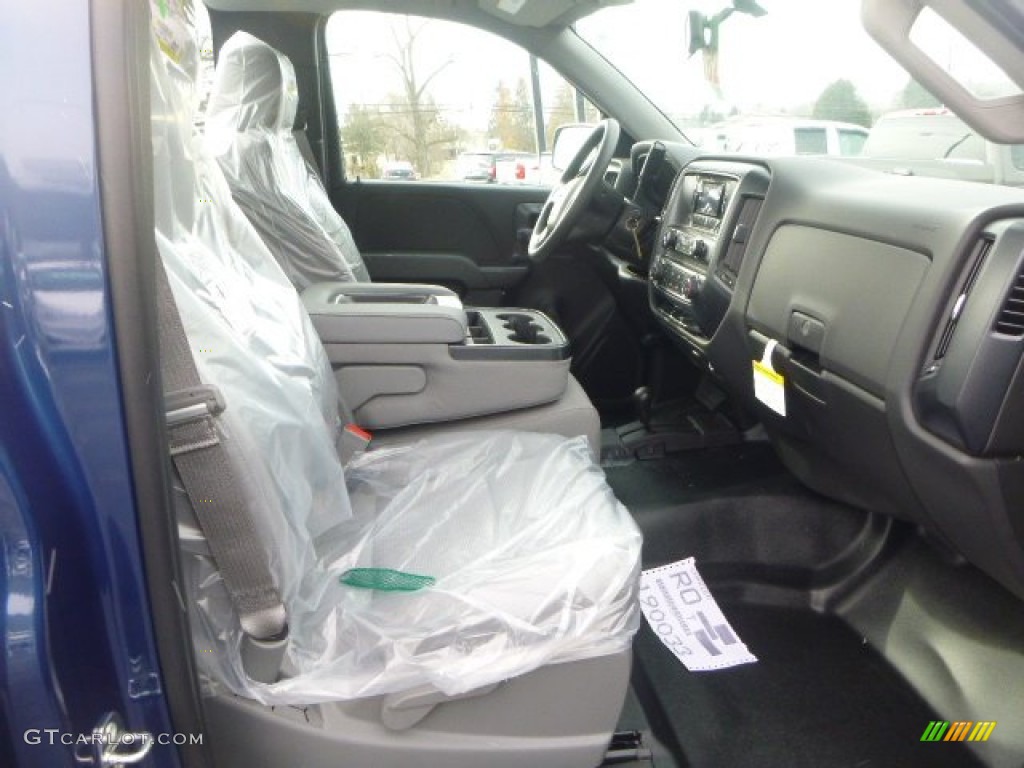2015 Silverado 1500 WT Regular Cab 4x4 - Deep Ocean Blue Metallic / Dark Ash/Jet Black photo #12