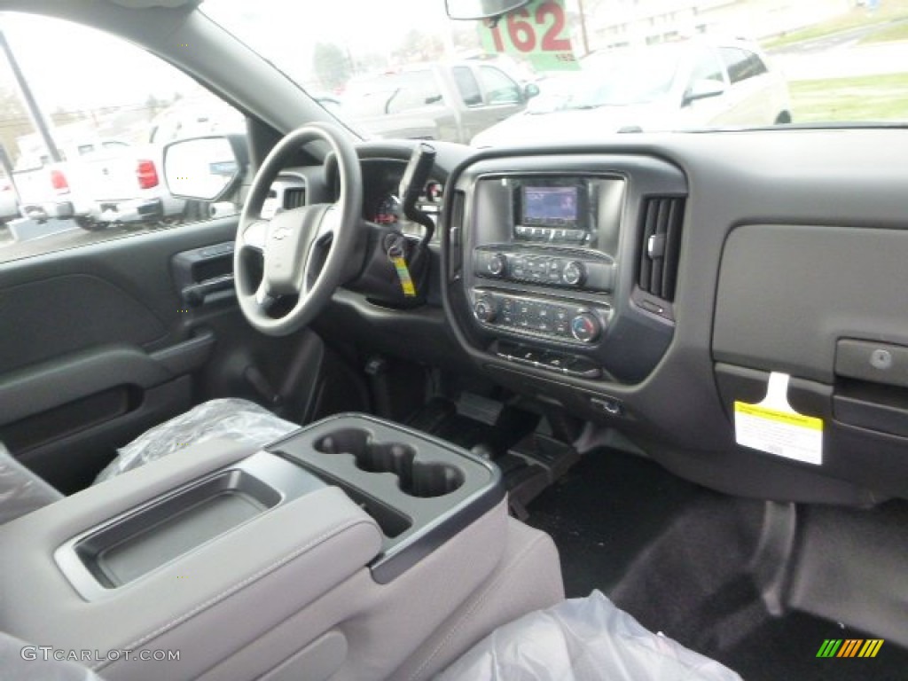 2015 Silverado 1500 WT Regular Cab 4x4 - Deep Ocean Blue Metallic / Dark Ash/Jet Black photo #13