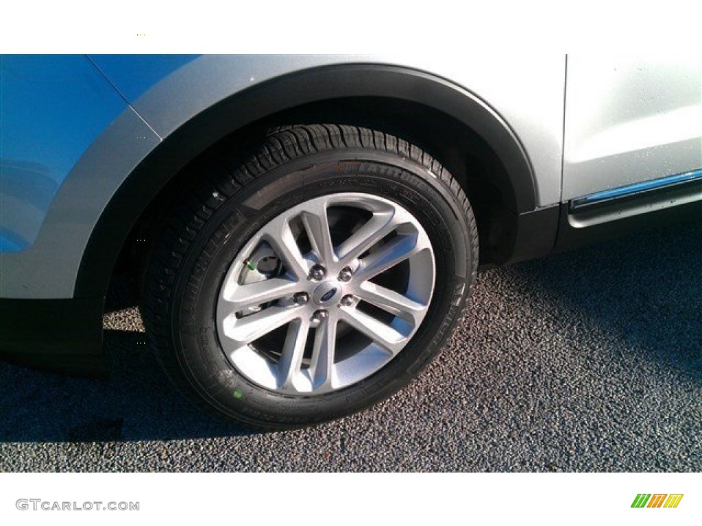 2015 Explorer XLT - Ingot Silver / Charcoal Black photo #22