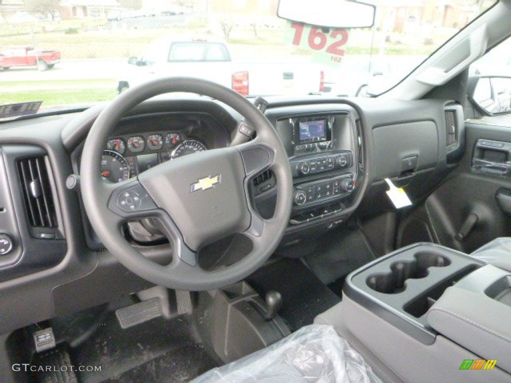 2015 Silverado 1500 WT Regular Cab 4x4 - Deep Ocean Blue Metallic / Dark Ash/Jet Black photo #16