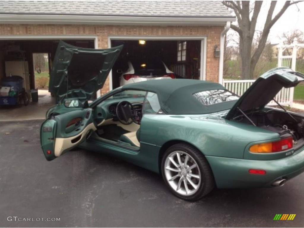 2001 DB7 Vantage Volante - Almond Green / Cream Truffle photo #6