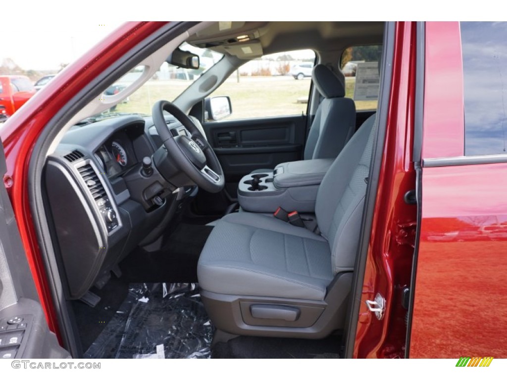 2015 1500 Express Crew Cab - Deep Cherry Red Crystal Pearl / Black/Diesel Gray photo #7