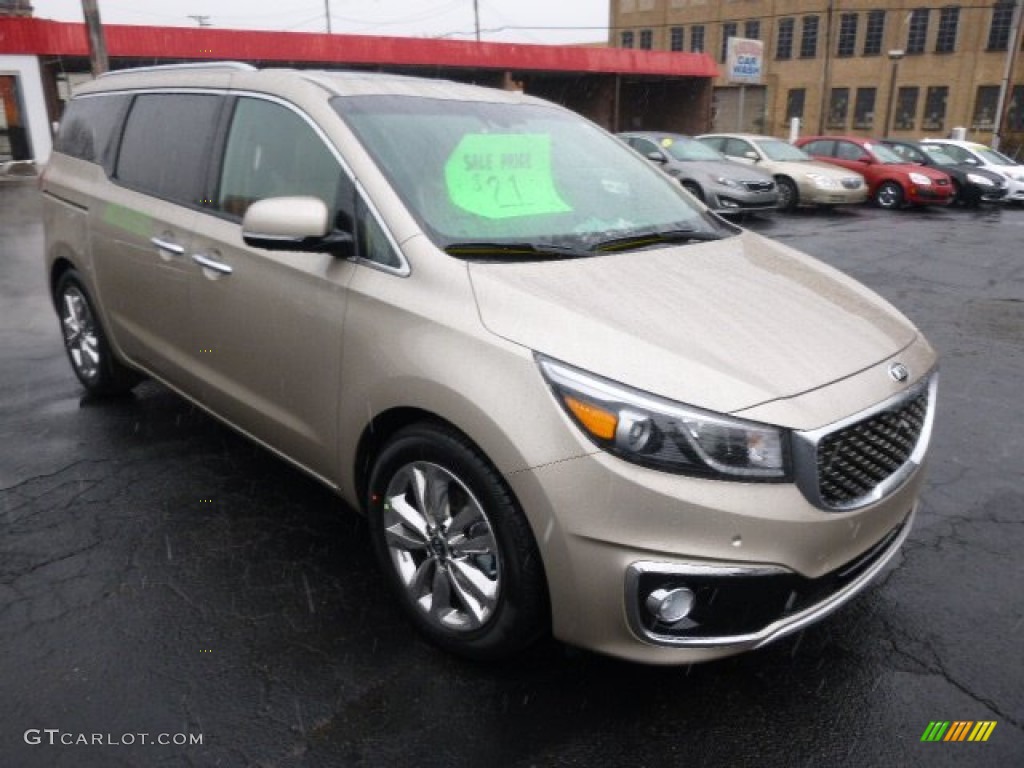 New Beige 2015 Kia Sedona Limited Exterior Photo #99224645