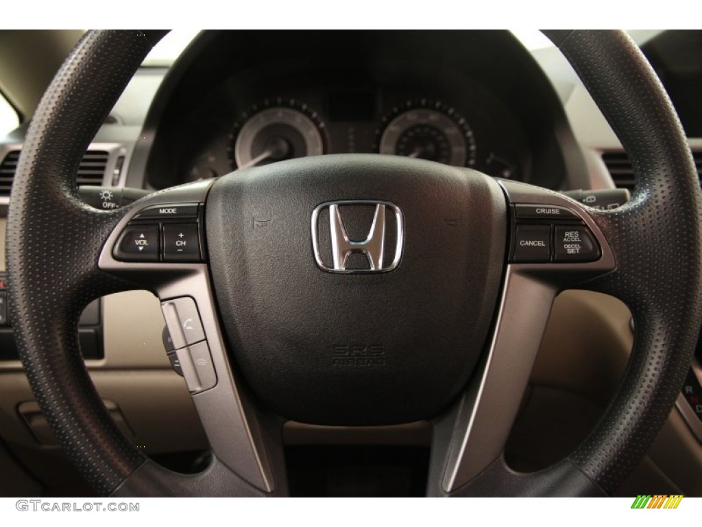 2012 Honda Odyssey EX Gray Steering Wheel Photo #99225179