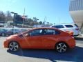 2014 Orange Fire Pearl Honda Civic Si Sedan  photo #7