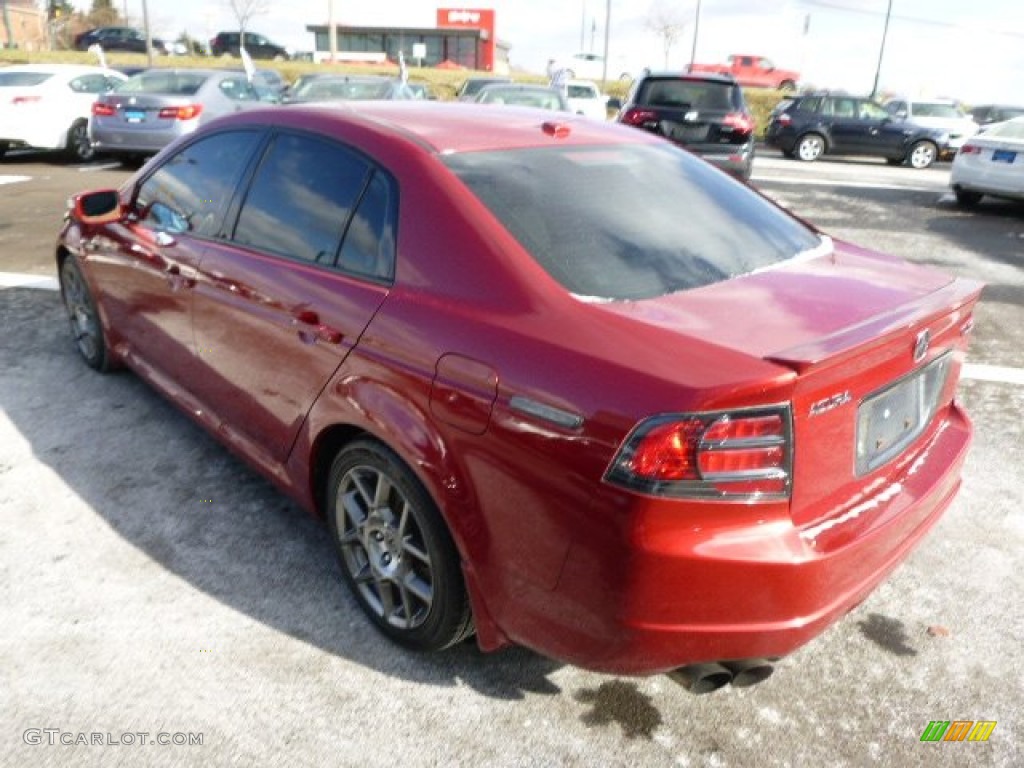 2007 TL 3.5 Type-S - Moroccan Red Pearl / Ebony/Silver photo #5