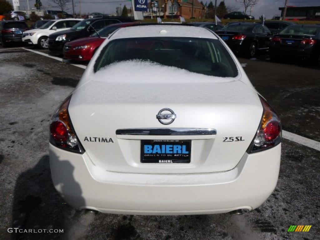 2008 Altima 2.5 S - Winter Frost Pearl / Charcoal photo #6