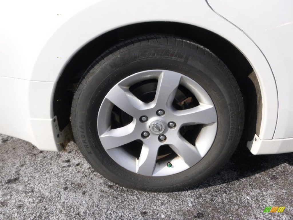 2008 Altima 2.5 S - Winter Frost Pearl / Charcoal photo #9