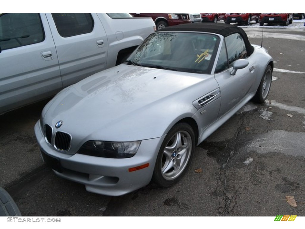 2000 M Roadster - Titanium Silver Metallic / Black photo #4