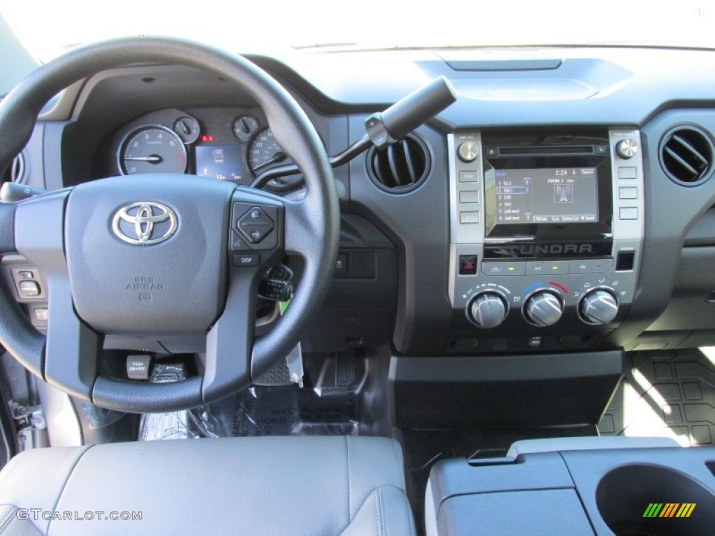 2015 Toyota Tundra SR Double Cab Graphite Dashboard Photo #99233429