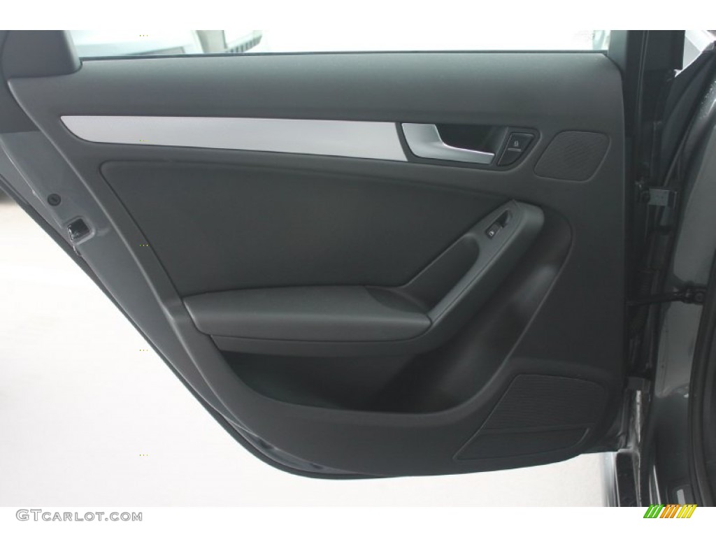 2012 A4 2.0T quattro Sedan - Monsoon Gray Metallic / Black photo #24