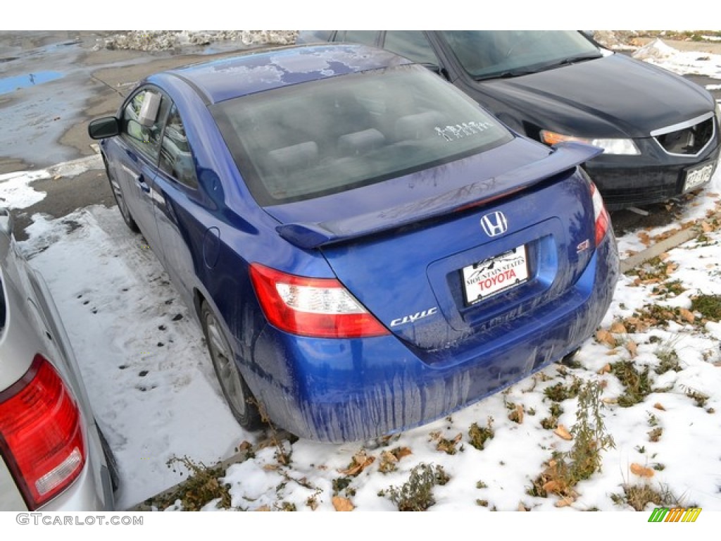 2007 Civic Si Coupe - Fiji Blue Metallic / Black photo #3