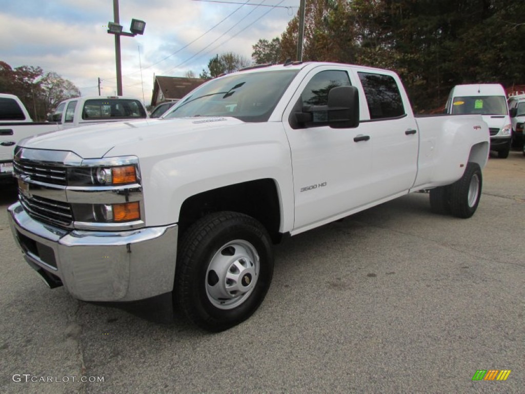 2015 Chevrolet Silverado 3500HD WT Crew Cab Dual Rear Wheel 4x4 Exterior Photos