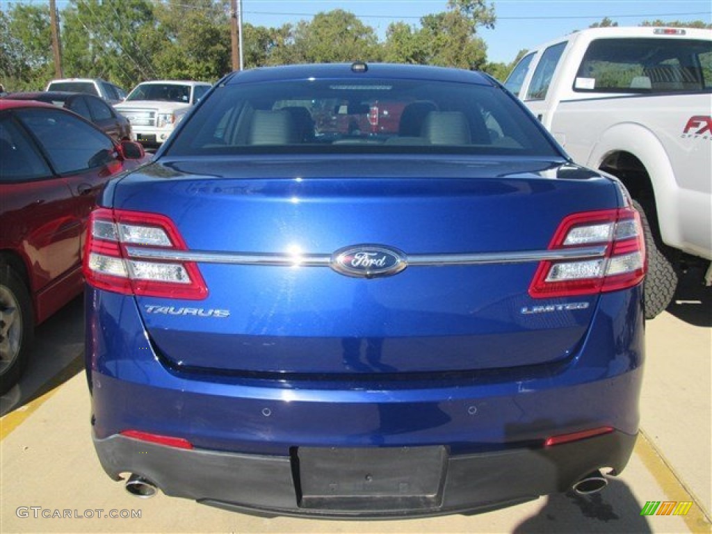 2015 Taurus Limited - Deep Impact Blue Metallic / Charcoal Black photo #7