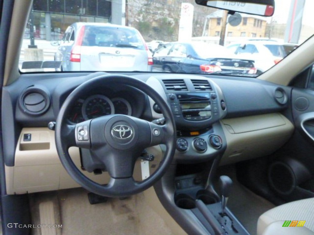 2011 Toyota RAV4 I4 4WD Sand Beige Dashboard Photo #99237644