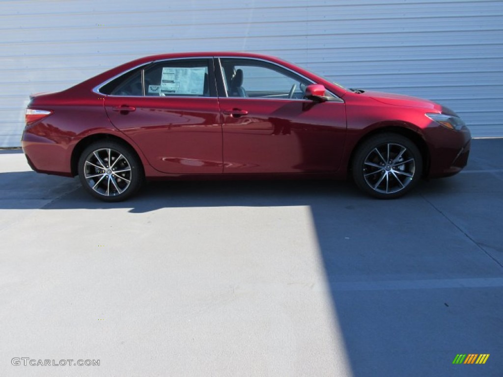 2015 Camry XSE V6 - Ruby Flare Pearl / Ash photo #3