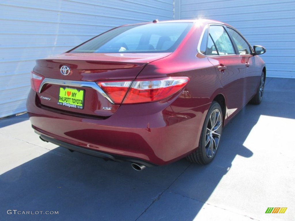 2015 Camry XSE V6 - Ruby Flare Pearl / Ash photo #4