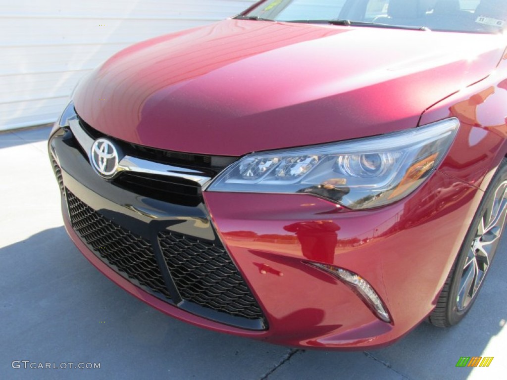 2015 Camry XSE V6 - Ruby Flare Pearl / Ash photo #10