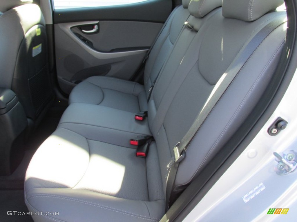 2015 Elantra Limited Sedan - Shimmering Air Silver / Gray photo #21