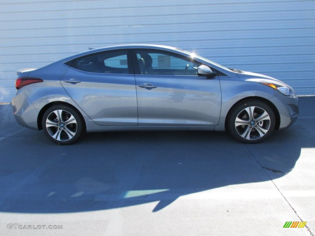 2015 Elantra Sport Sedan - Titanium Gray Metallic / Gray photo #3