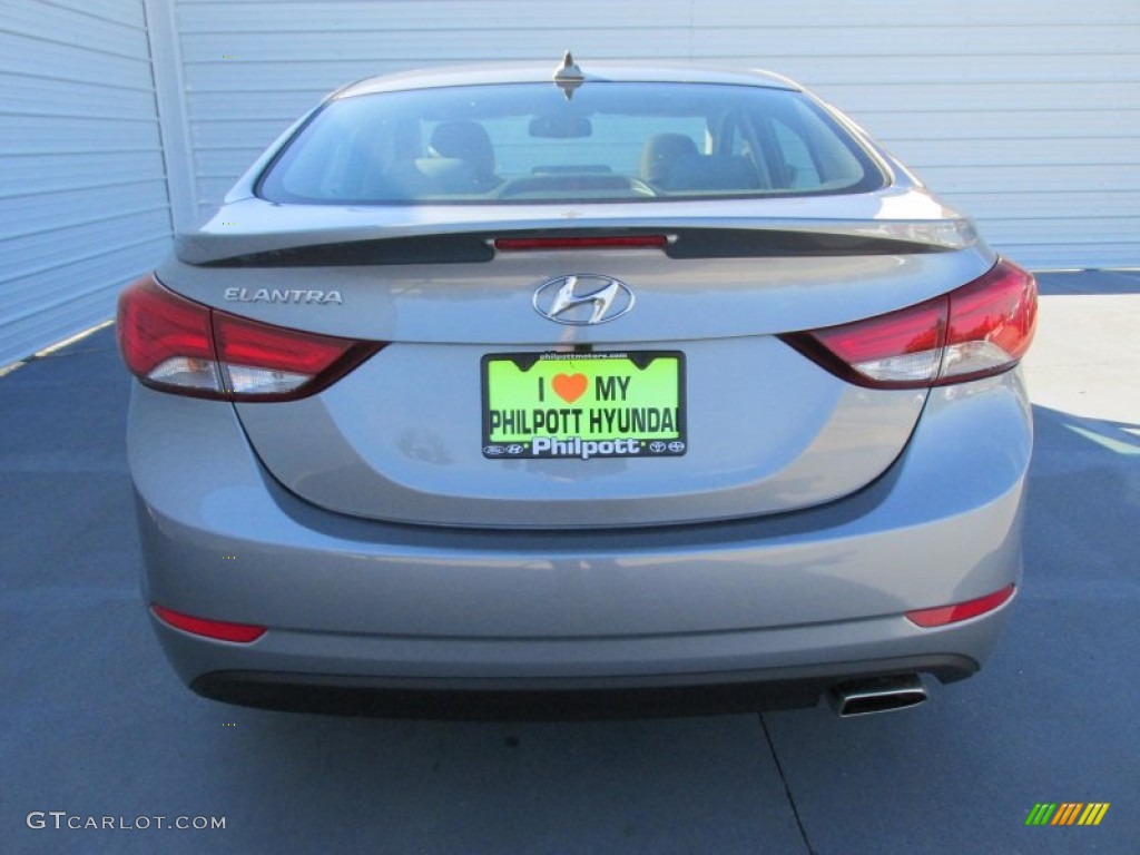2015 Elantra Sport Sedan - Titanium Gray Metallic / Gray photo #5