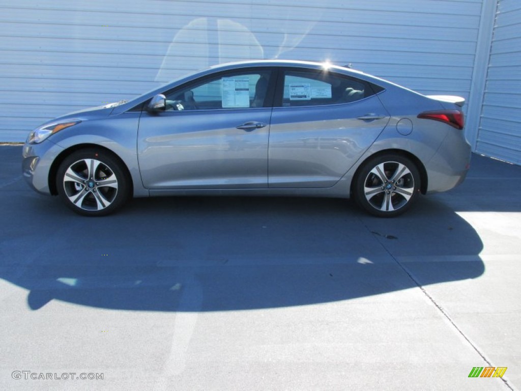 2015 Elantra Sport Sedan - Titanium Gray Metallic / Gray photo #6