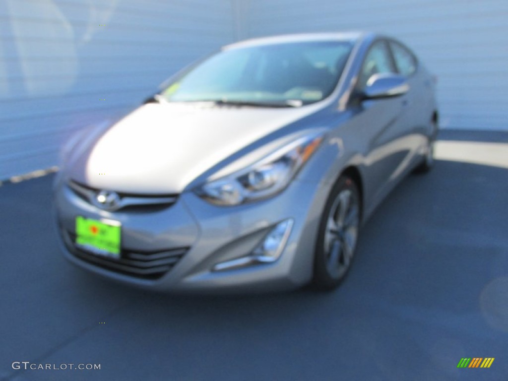 2015 Elantra Sport Sedan - Titanium Gray Metallic / Gray photo #7