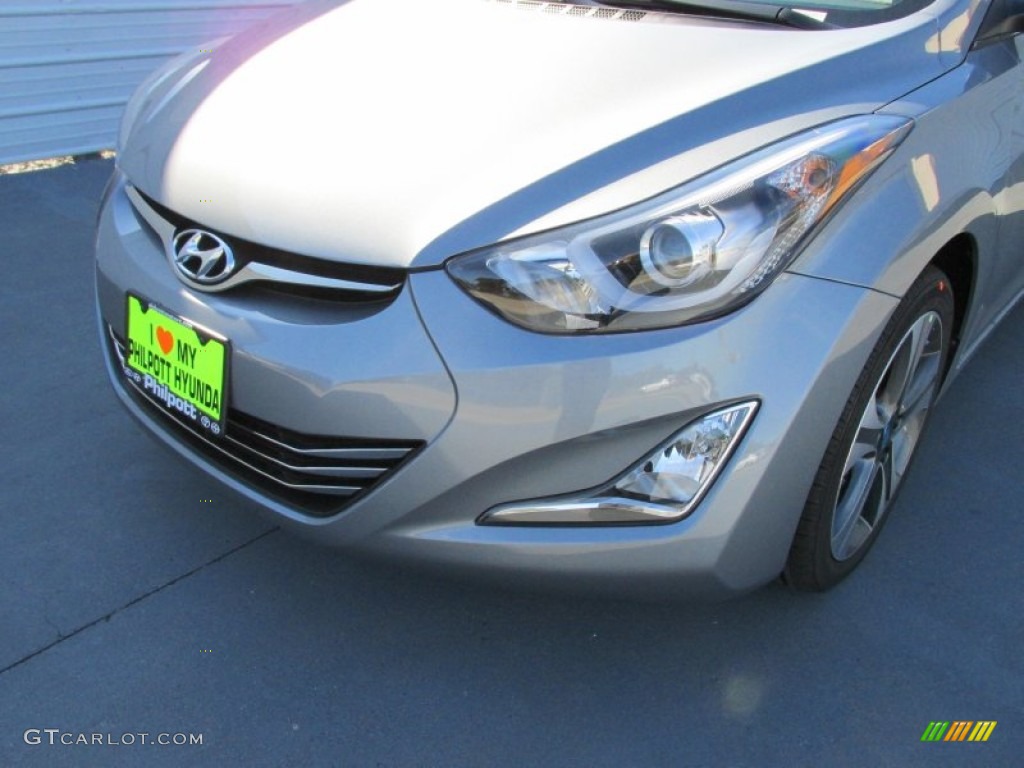 2015 Elantra Sport Sedan - Titanium Gray Metallic / Gray photo #10