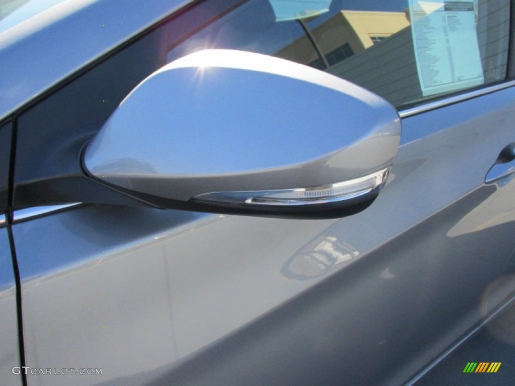 2015 Elantra Sport Sedan - Titanium Gray Metallic / Gray photo #12