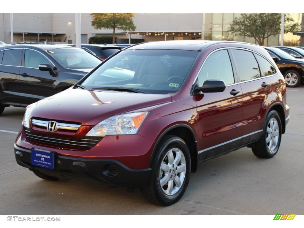 2007 CR-V EX - Tango Red Pearl / Gray photo #3